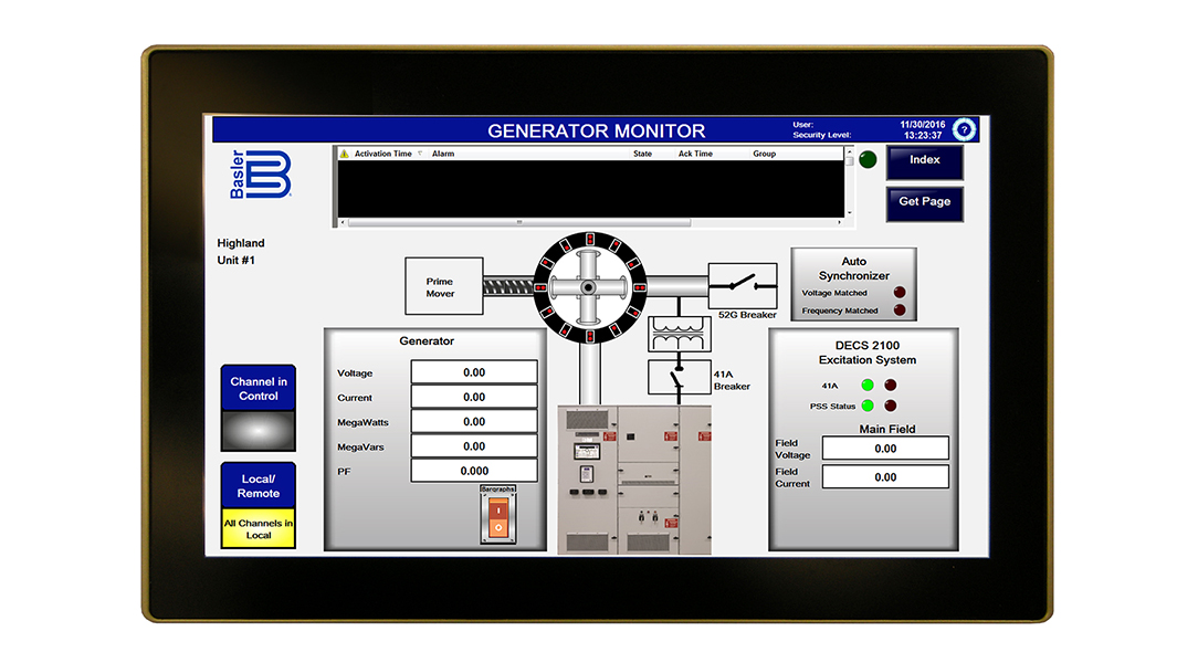 IDP-1500 Interactive Display Panel Generator Monitor Screen